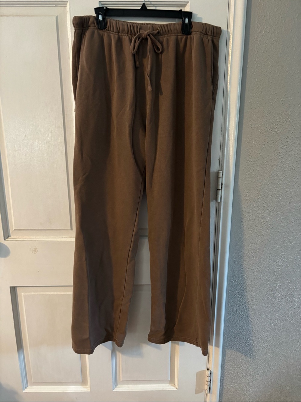 Elwood Men’s Brown Cotton Sweatpants 2XL Drawstring Elastic Waist ST#CP00002